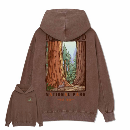 Redwood National Park Washed Hoodie