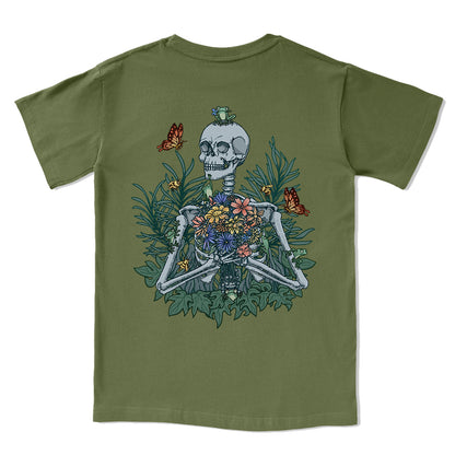 Freeleaf Rebirth in Bloom Camping Unisex Nature Inspired Tee