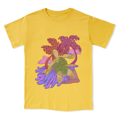 Hawaiian Green Sea Turtle Front-printed Tee