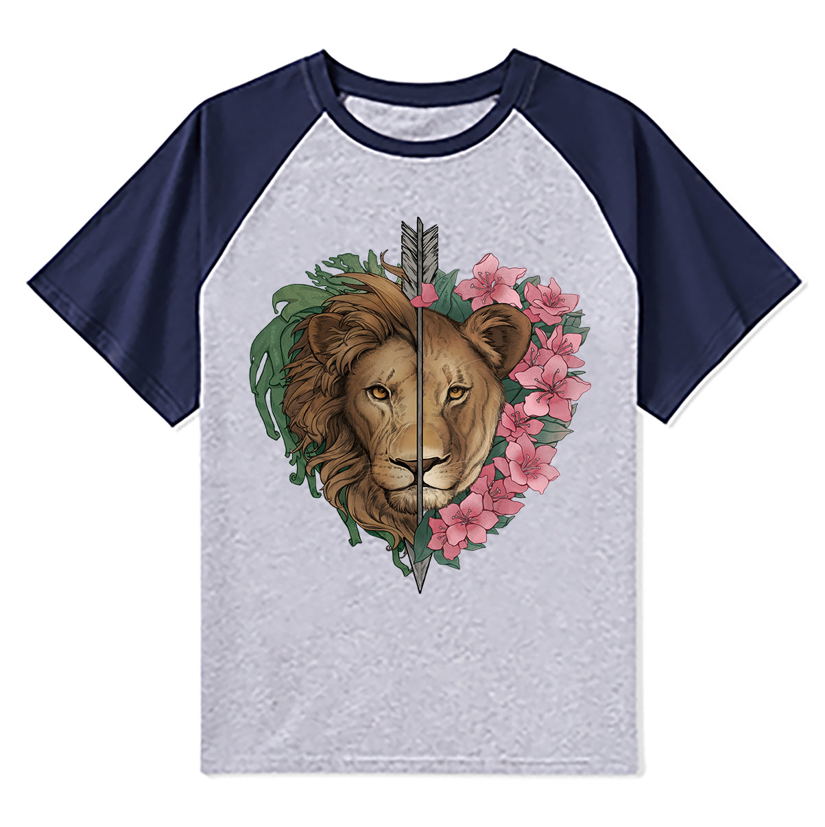 Freeleaf Wild at Heart Love's Serenade Unisex Raglan Sleeve Top