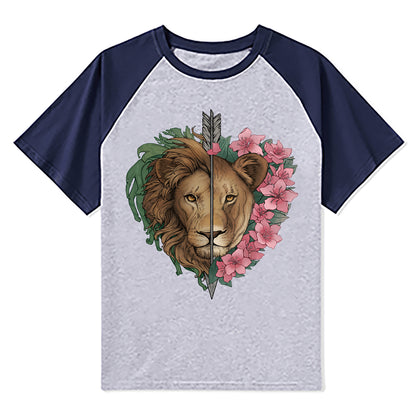 Freeleaf Wild at Heart Love's Serenade Unisex Raglan Sleeve Top