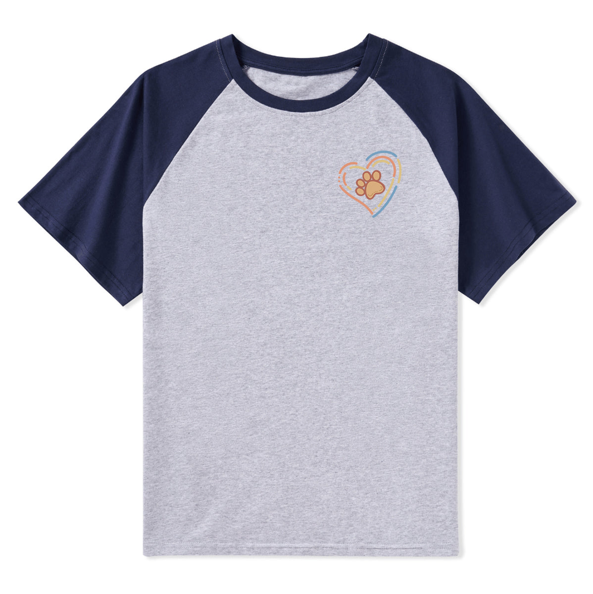 Freeleaf Heart of Wilderness Camping Unisex Nature Inspired Raglan Sleeve Top