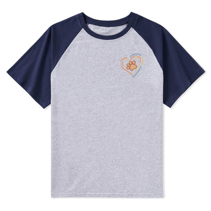 Freeleaf Heart of Wilderness Camping Unisex Nature Inspired Raglan Sleeve Top