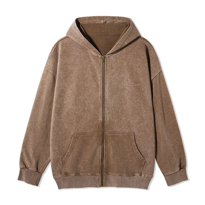 Freeleaf Wild at Heart Full-Zip Back-printed Hoodie