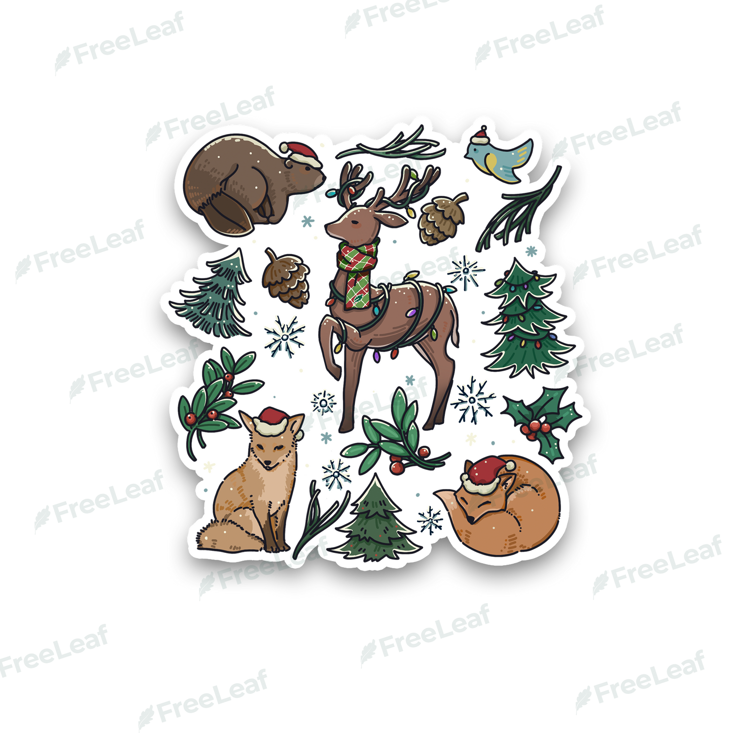 yellowstone-christmas-wonderland-sticker