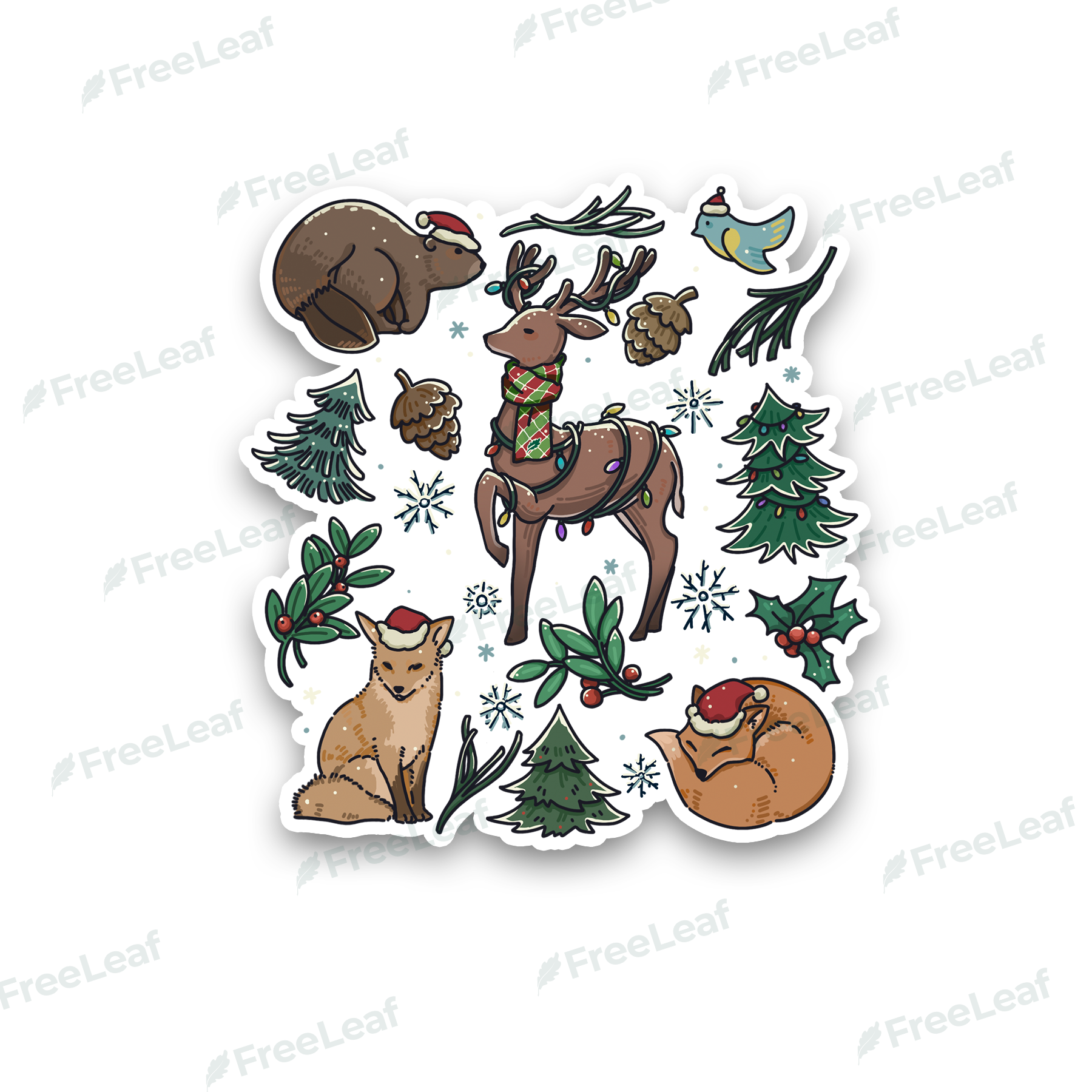 yellowstone-christmas-wonderland-sticker