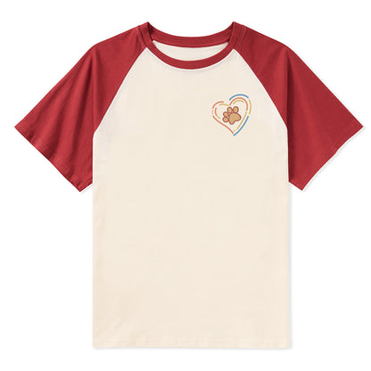 Freeleaf Heart of Wilderness Camping Unisex Nature Inspired Raglan Sleeve Top