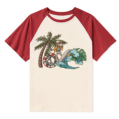 Freeleaf Eternal Summer Romance Adventure Unisex Raglan Sleeve Top