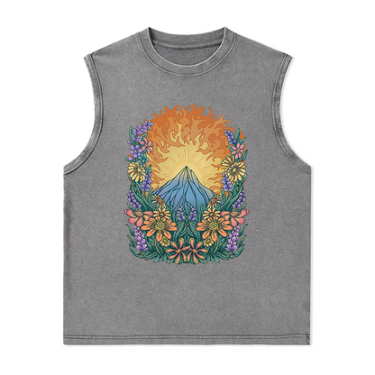 Freeleaf Rekindled Hope National Park Nature Inspired Unisex Washed Tank Tops