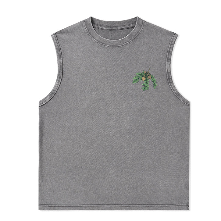 Freeleaf Into Forest And Find My Soul Unisex Washed Tank Tops