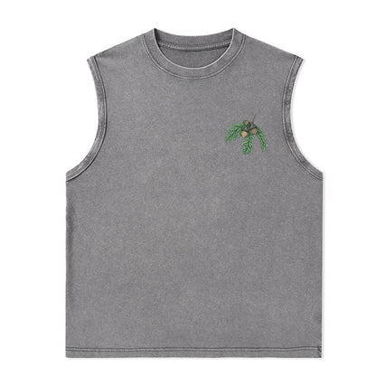Freeleaf Into Forest And Find My Soul Unisex Washed Tank Tops
