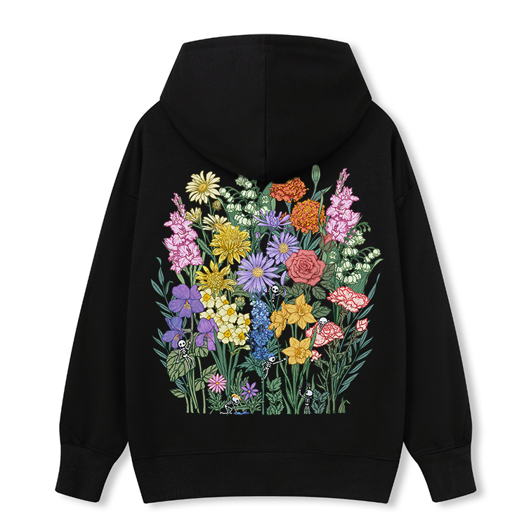 Freeleaf Whimsy in Bloom Unisex Nature Inspired Hoodie