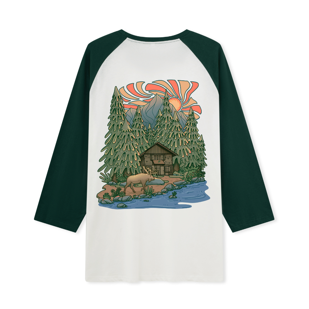 The Vicissitudes Of time Raglan Long Sleeve Top