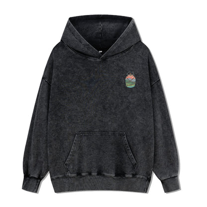 Go And Discover Washed Hoodie