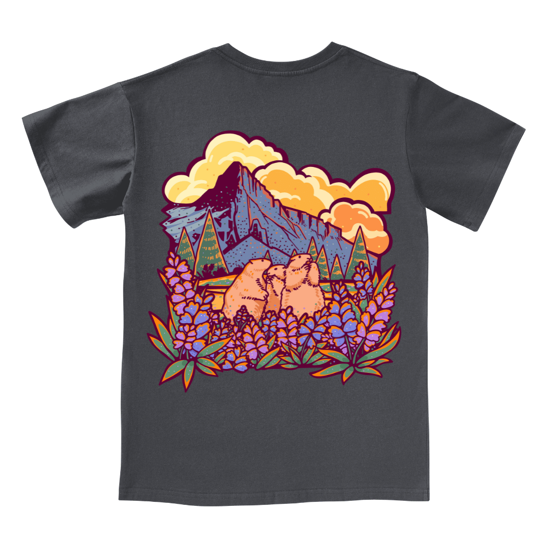 Mountain Mole V-neck Tee
