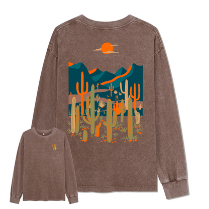 Desert Miracle Washed Long Sleeve Top