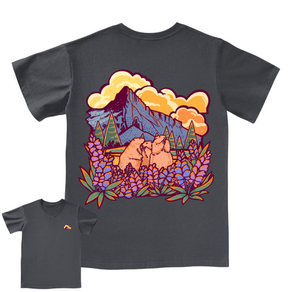 Mountain Mole V-neck Tee