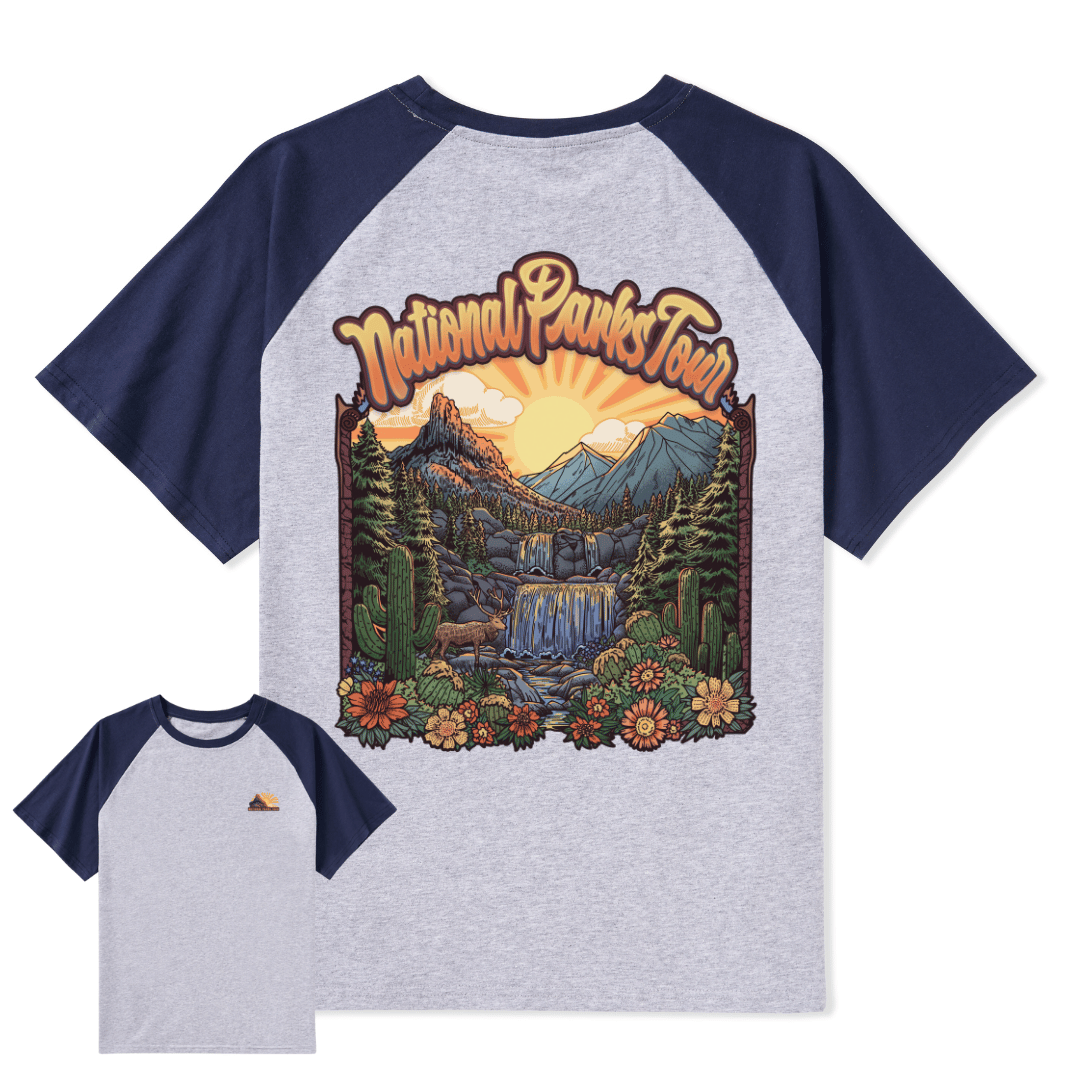 National Parks Tour Raglan Short Sleeve Top