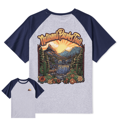 National Parks Tour Raglan Short Sleeve Top