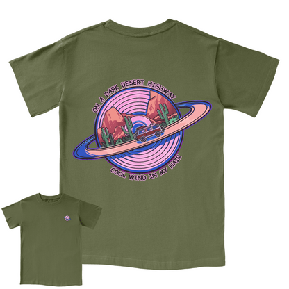On A Dark Desert Highway Tee