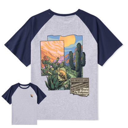 Christian Raglan Short Sleeve Top
