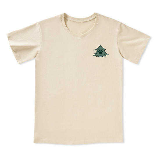 Hiking & Dogs Adventure V-neck Tee
