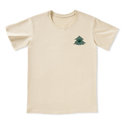 Hiking & Dogs Adventure V-neck Tee