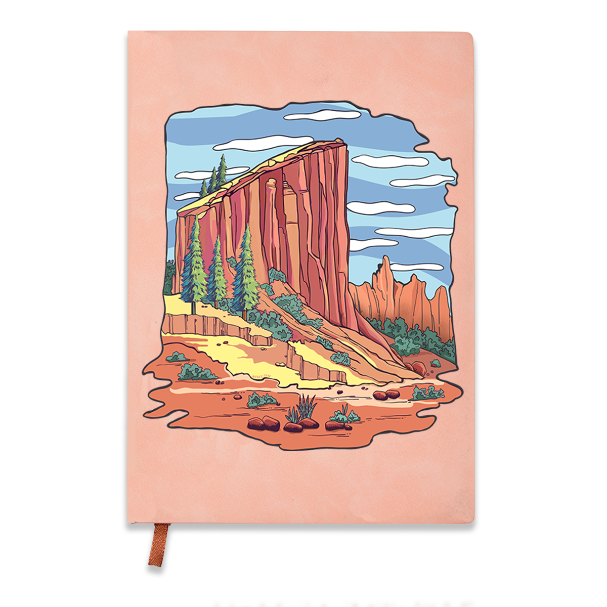 Freeleaf Zion National Park Vintage Leather Journal Notebook