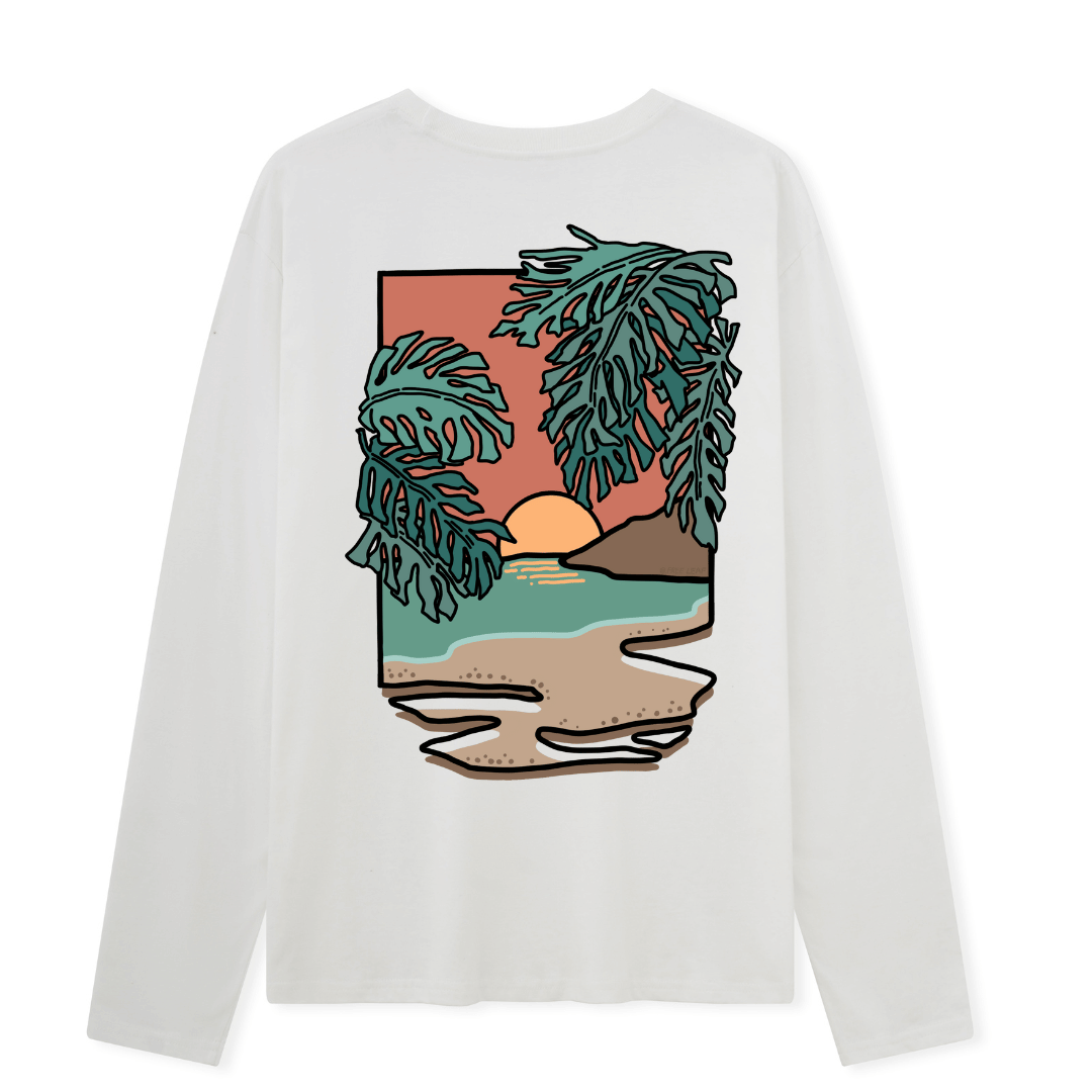 Hawaiian Vacation Long Sleeve Top