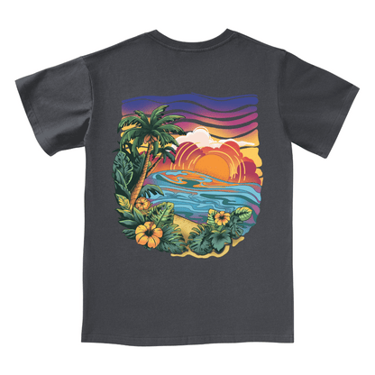 Golden Beach V-neck Tee