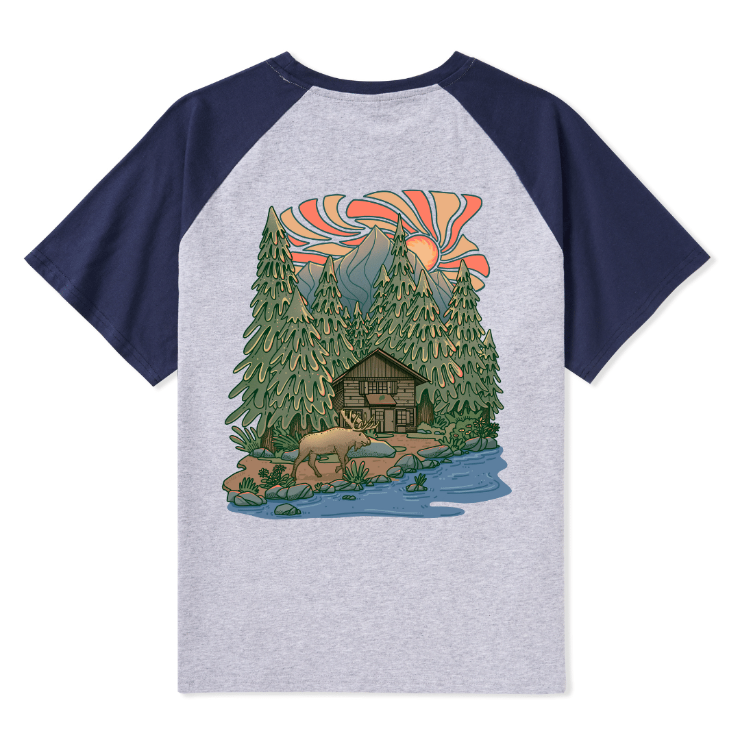 The Vicissitudes Of Time Raglan Short Sleeve Top