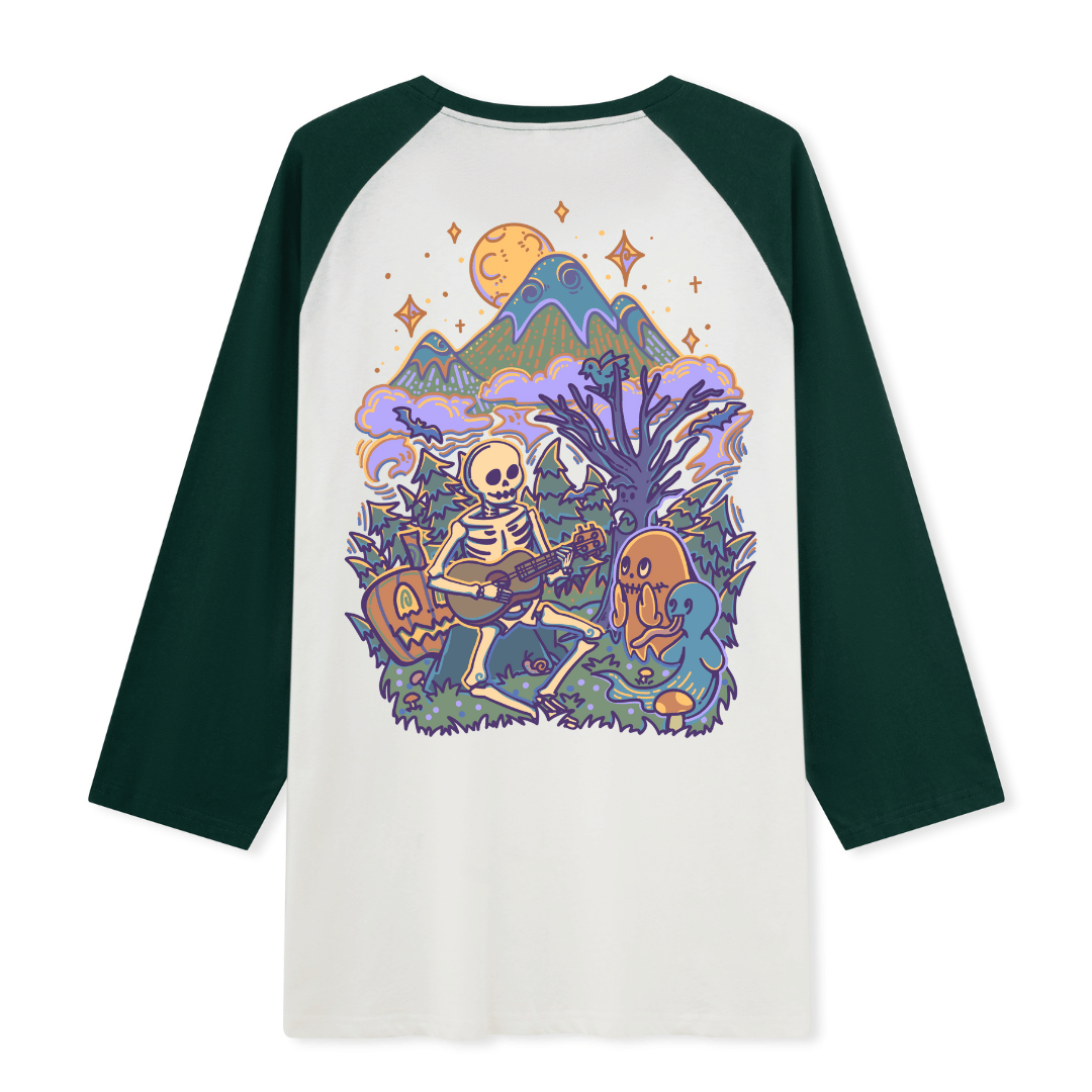 Fairy Tale Halloween Raglan Long Sleeve Top