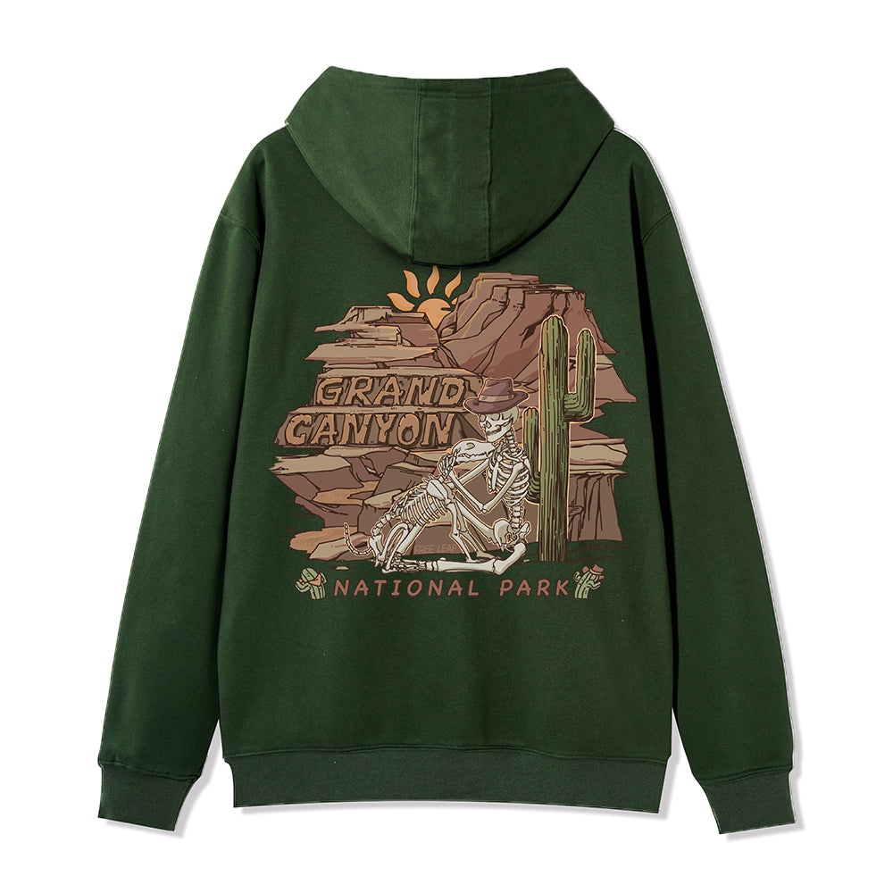 Freeleaf Grand Canyon National Park  Unisex Nature Inspired Fleece Full-Zip Hoodie