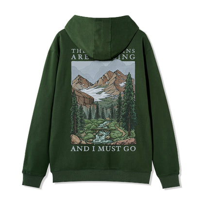 Freeleaf The Mountains Are Calling Unisex Fleece Full-Zip Hoodie