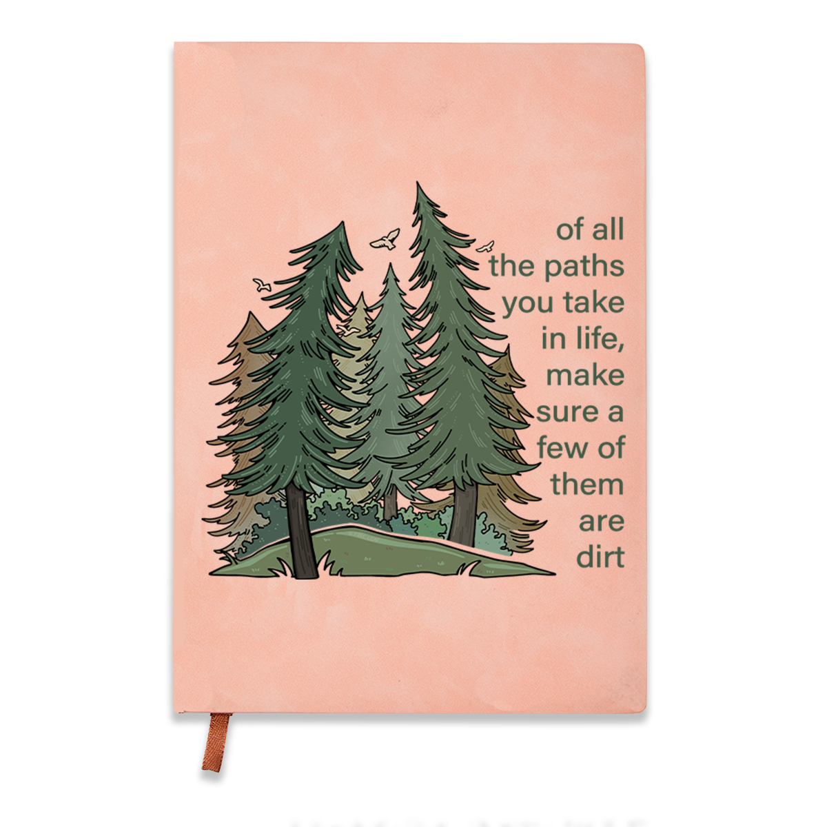 Freeleaf Path Of Life Vintage Leather Journal Notebook