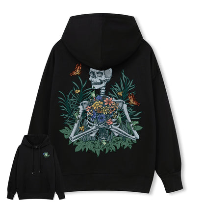 Freeleaf Rebirth in Bloom Unisex Nature Inspired Hoodie