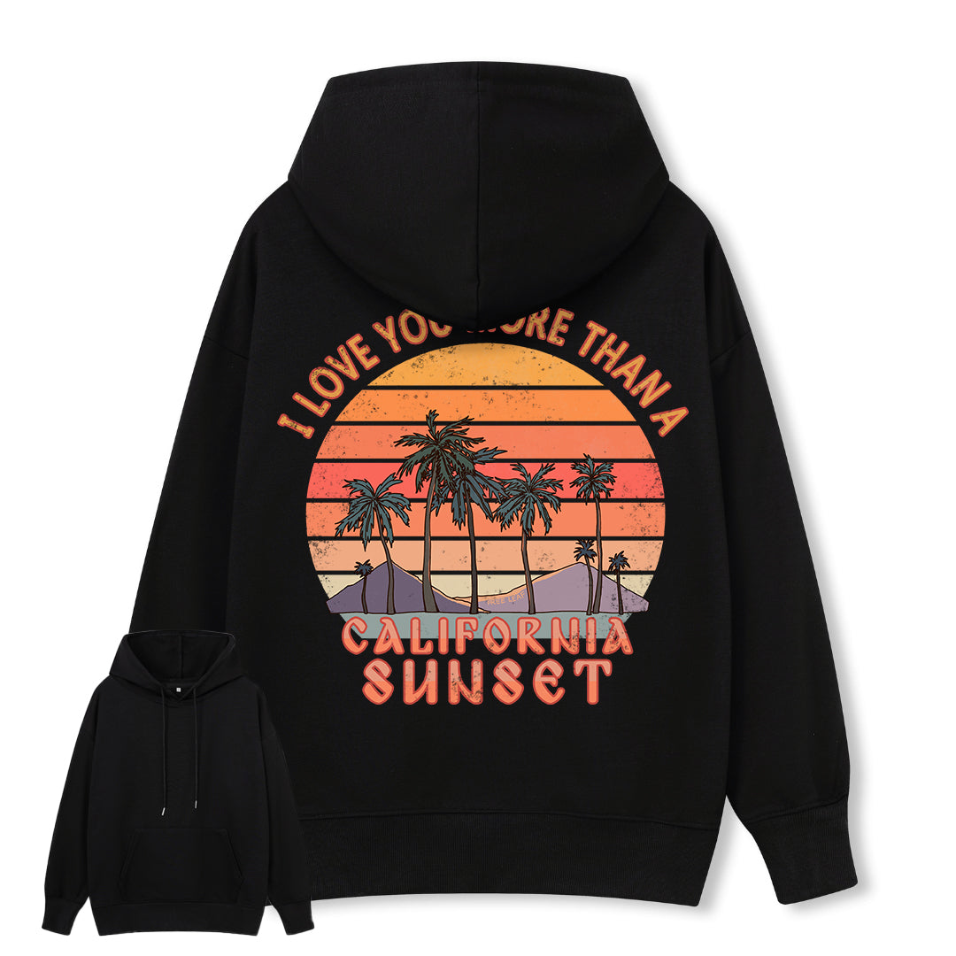 Freeleaf Sunset Reverie Unisex Back-printed Hoodie