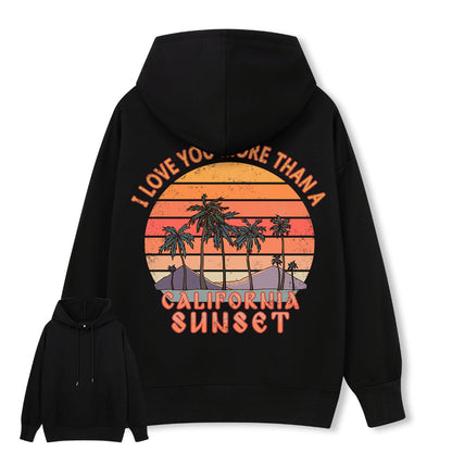 Freeleaf Sunset Reverie Unisex Back-printed Hoodie