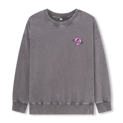On A Dark Desert Highway Washed Sweatshirt