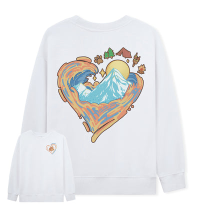 Freeleaf Heart of Wilderness Camping Unisex Sweatshir