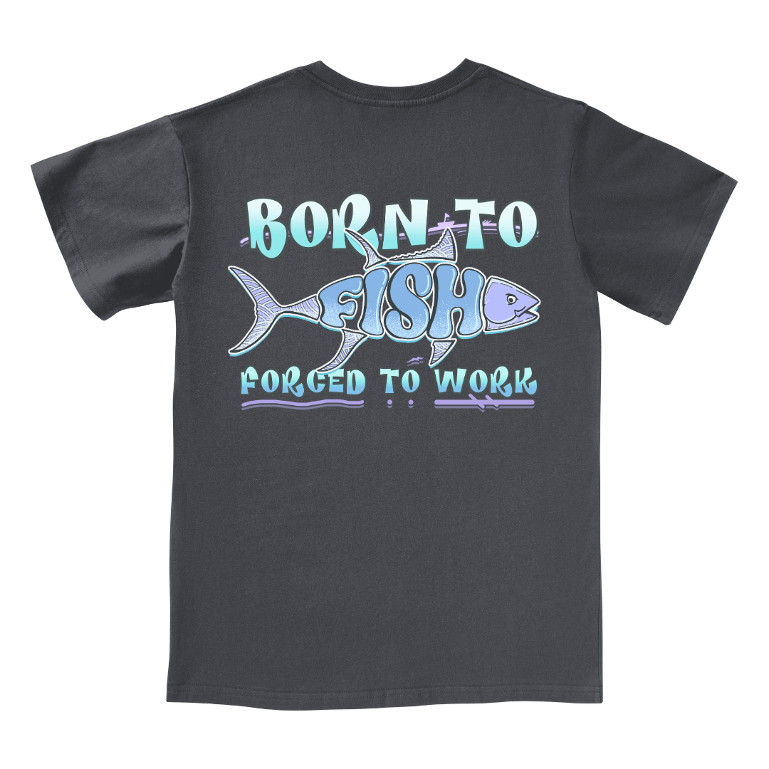 Born To Fish V-neck Tee