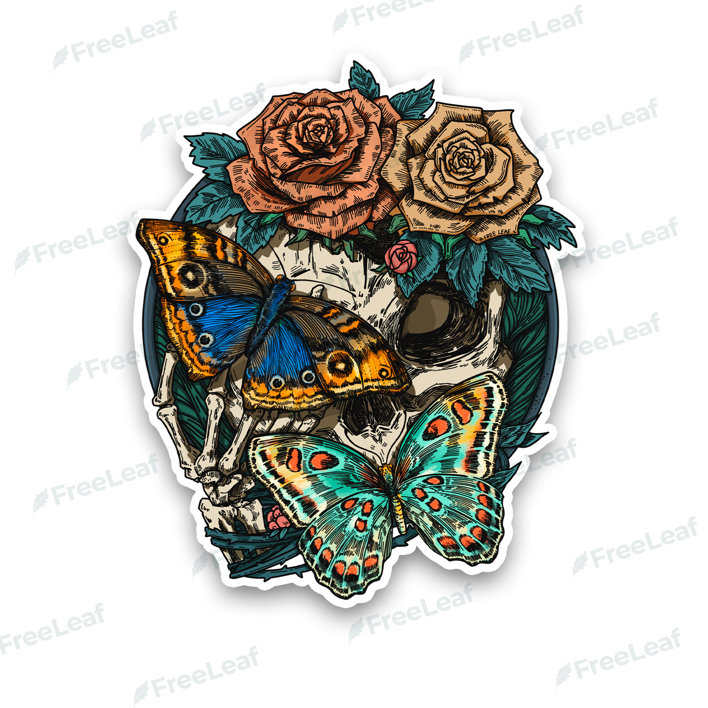 Floral Skull