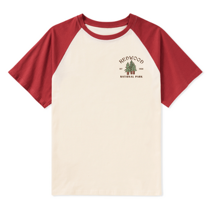Elk Walk Raglan Short Sleeve Top