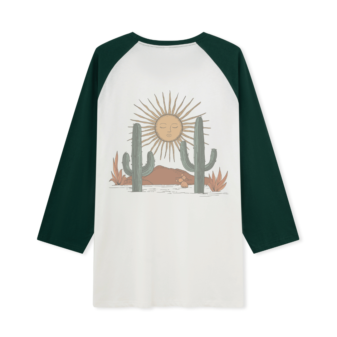 Saguaro National Park Raglan Long Sleeve Top
