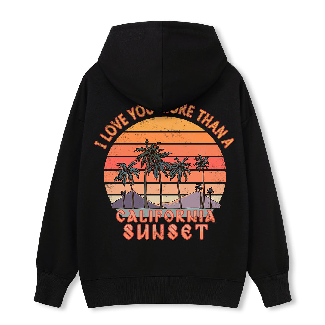 Freeleaf Sunset Reverie Unisex Back-printed Hoodie