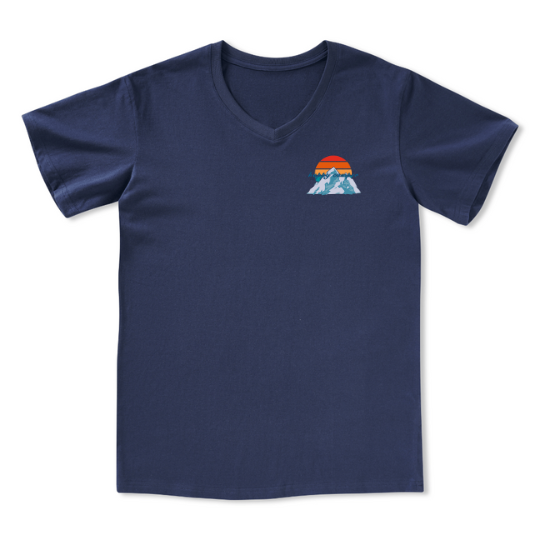 Happy Camper V-neck Tee