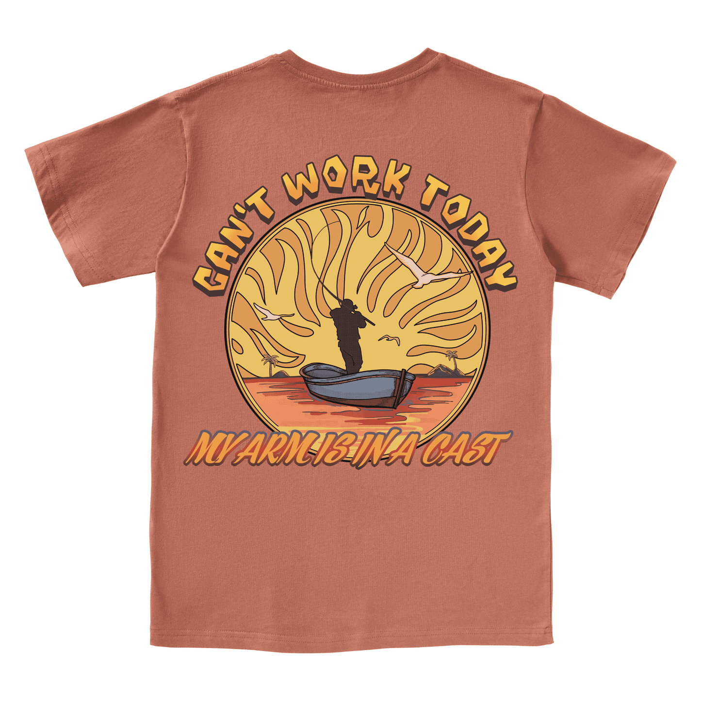 Can't Work Today V neck Tee