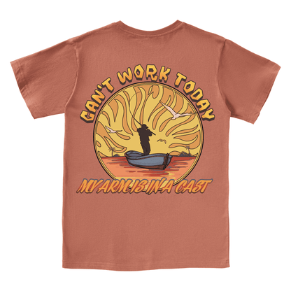 Can't Work Today V neck Tee