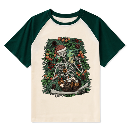 freeleaf-infinite-fun-time-front-printed-raglan-short-sleeve-top