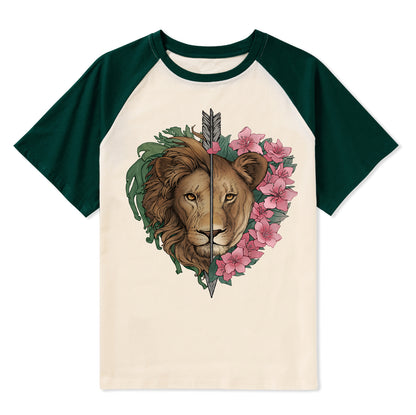 Freeleaf Wild at Heart Love's Serenade Unisex Raglan Sleeve Top